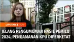 Komisi Pemilihan Umum menargetkan rekapitulasi penghitungan perolehan suara pemilu baik tingkat provinsi maupun nasional, selesai hari ini.