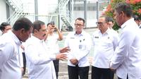 Menteri Imigrasi dan Pemasyarakatan (Imipas), Agus Andrianto, melakukan kunjungan kerja ke Lembaga Pemasyarakatan (Lapas) Kelas IIA Garut pada Rabu (16/7/2025).