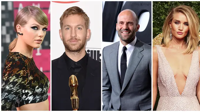 [Bintang] Taylor Swift, Calvin Harris, Jason Statham, Rosie Huntington-Whiteley