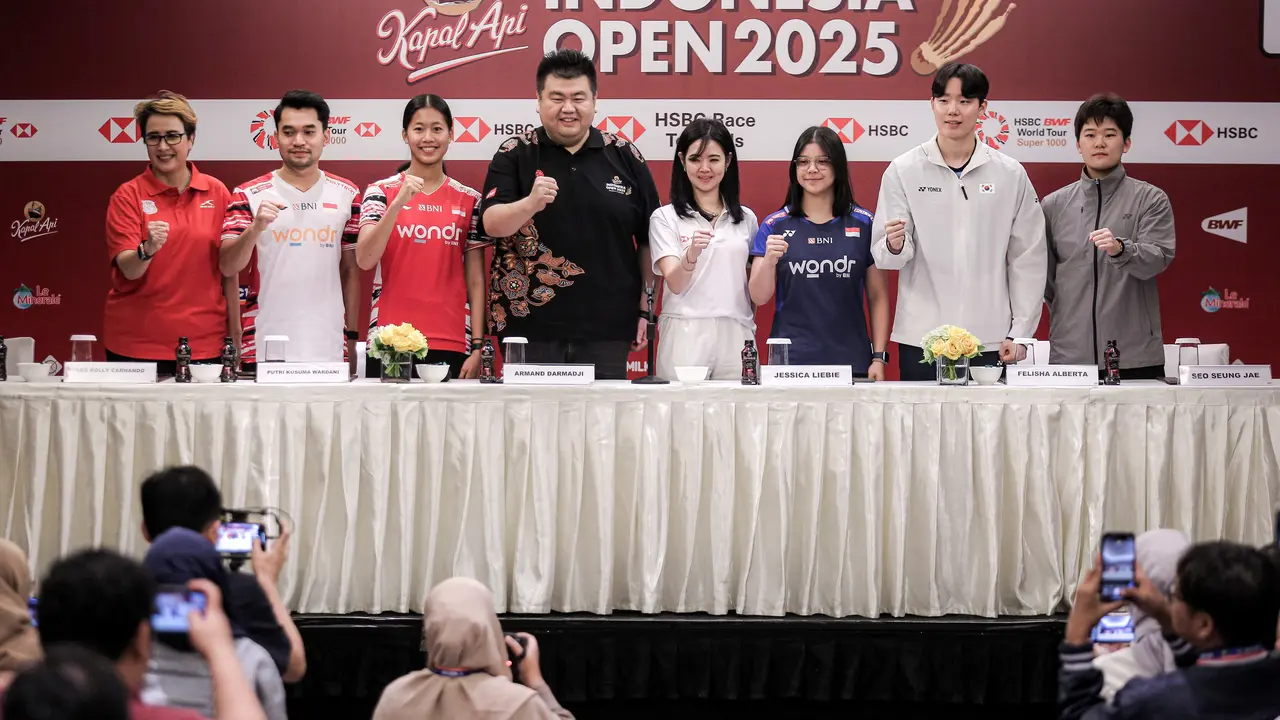 Konferensi Pers Indonesia Open 2025