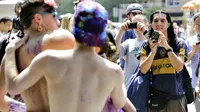 Pawai Perayaan Hari Telanjang Dada Digelar di New York