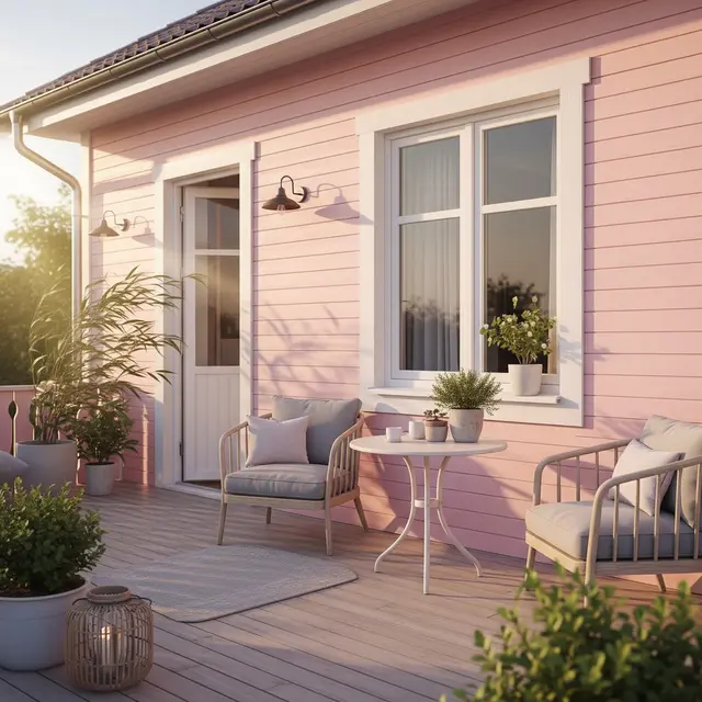 Warna Cat Teras yang Menyerap Panas (Image by Gemini AI)