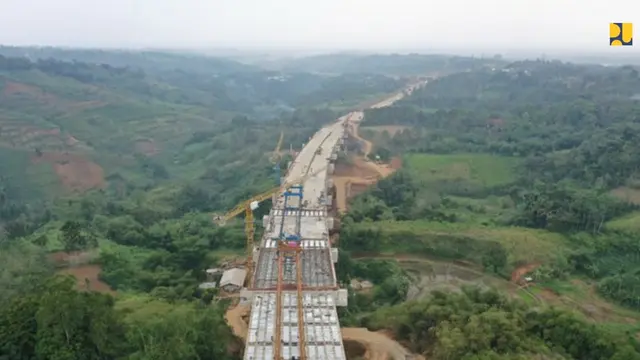 Jalan Tol Ciawi-Sukabumi sepanjang 54 kilometer (km). Dok PUPR