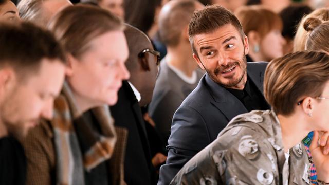 Gaya David Beckham Bersama Anak-Anaknya di London Fashion Week
