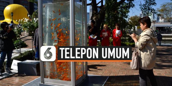 VIDEO: Telepon Umum Bekas Diubah Jadi Aquarium di Osaka