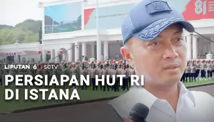 Persiapan HUT RI di Istana