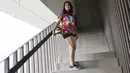 Libero cantik, Berllian Marsheilla yang menjadi andalan tim voli putri Indonesia. (Bola.com/Vitalis Yogi Trisna) 
