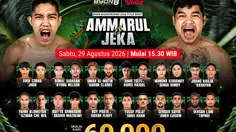 Jadwal Byon Combat Showbiz 8: Duel Sengit dari Fighter Undercard Sampai Main Card di Vidio