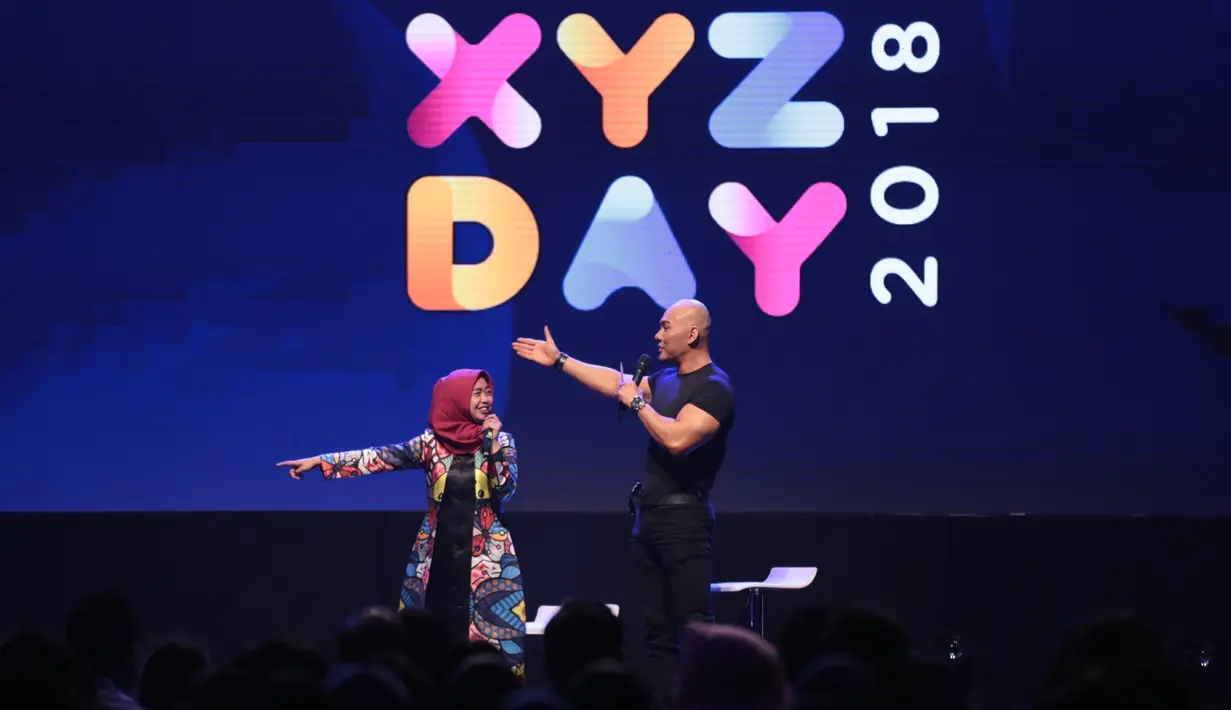 XYZ Day 2018 digelar hari ini di The Hall Senayan City, Jakarta Pusat, Rabu (25/4/2018). Beberapa pakar dibidang masing-masing berbagi ilmu untuk pengunjung yang hadir. (Adrian Putra/Bintang.com)