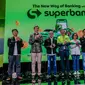 Superbank yang didukung oleh Emtek Grab, Singtel, dan KakaoBank. (Dok&nbsp;Superbank)