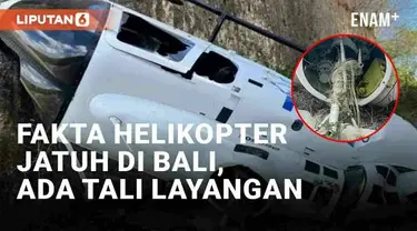 Kecelakaan helikopter terjadi di area tebing Suluban, Pecatu, Badung, Bali pada Jumat (19/7/2024) pukul 15.33 WITA. Helikopter PK-WSP milik Whitesky Aviation mengangkut 1 pilot dan 4 penumpang saat jatuh. Helikopter jatuh diantara dua tebing, nihil k...