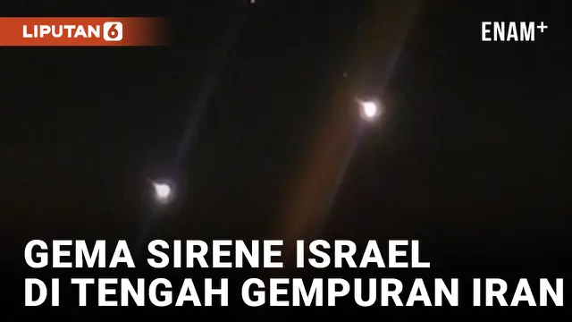 Iran Serang Israel, Suara Ledakan Serta Sirene Beradu di Yerusalem dan Amir