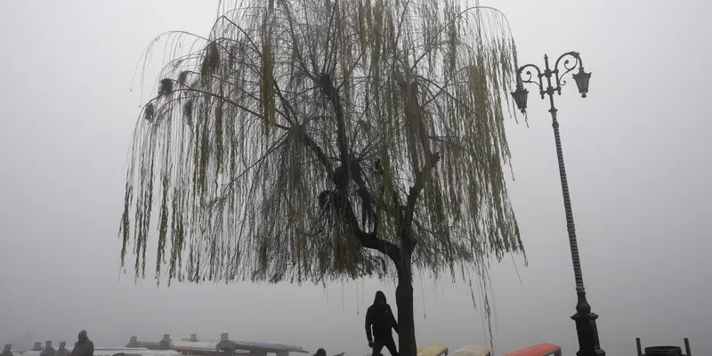 Jarak pandang yang rendah karena kondisi berkabut terus berlanjut di Kashmir