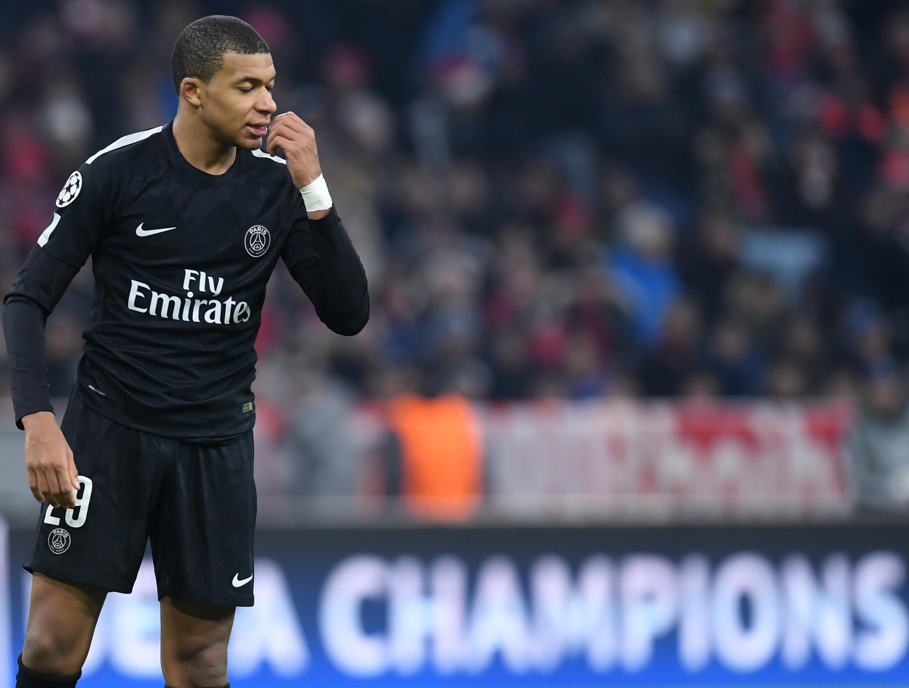 Penyerang Paris Saint-Germain, Kylian Mbappe, mencetak rekor sebagai pemain muda tersubur dalam sejarah setelah mencetak 10 gol pada ajang Liga Champions 2017-2018 (AFP Photo/Christof Stache)