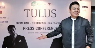 Penyanyi solo Muhammad Tulus atau biasa dikenal dengan Tulus, akan menggelar konser musik di Social Hall, San Francisco, Amerika Serikat pada 1 Oktober 2016 mendatang. (Adrian Putra/Bintang.com)