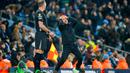 Pelatih Manchester City, Pep Guardiola, tampak kecewa setelah gagal meraih kemenangan saat menjamu Nottingham Forest pada laga Liga Inggris di Etihad Stadium pada Kamis (5/3/2026). (AP Photo/Dave Thompson)