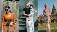 Berkain batik ala selebriti Indonesia