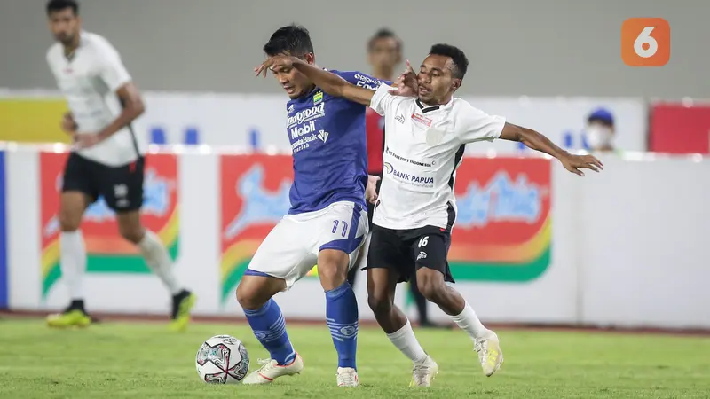 BRI Liga 1 2021: Persib Bandung vs Persipura Jayapura