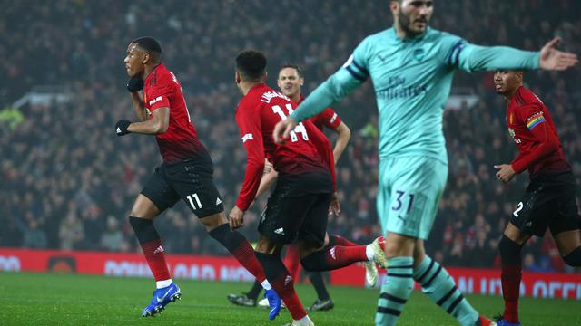 Gol Lingard Selamatkan MU dari Kekalahan Atas Arsenal
