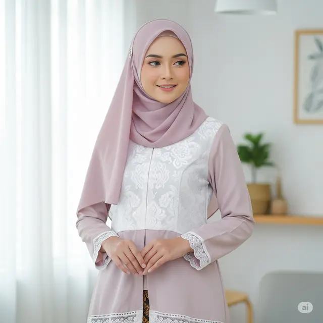 Model Coquette dengan Renda Minimalis