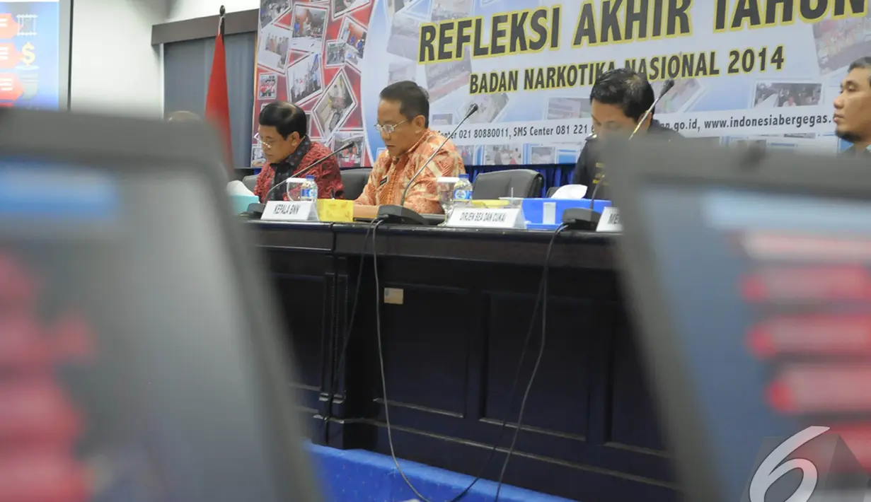 Menurut Anang, tahun 2014 merupakan tahun darurat narkoba, sehingga penanganannya butuh peran serta dari semua kalangan, Jakarta, Selasa (23/12/2014). (Liputan6.com/Herman Zakharia) 