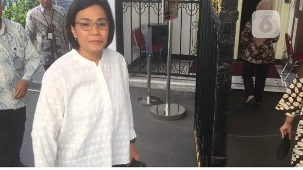 Sri Mulyani datangi Istana Kepresidenan. (Merdeka.com)