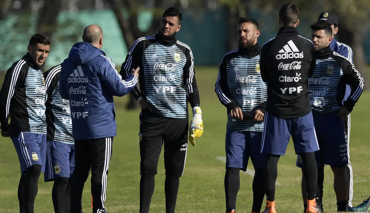 FOTO: Lionel Messi Mulai Latihan bersama Timnas Argentina