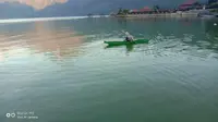 Danau Batur berubah warna