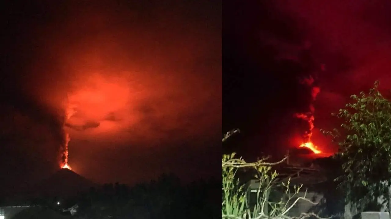 Gunung Soputan Erupsi