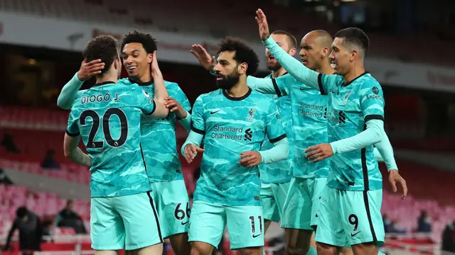 FOTO: Diogo Jota Cetak Dua Gol, Liverpool Bantai Arsenal 3-0