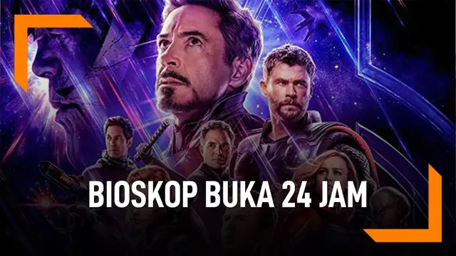 Gara-Gara Avenger Bioskop Buka 24 Jam