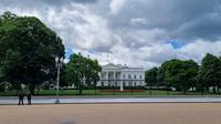 Gedung Putih, White House, di Washington, DC, Amerika Serikat. (Liputan6.com/Tanti Yulianingsih)