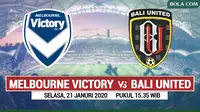AFC Champions League - Melbourne Victory Vs Bali United (Bola.com/Adreanus Titus)