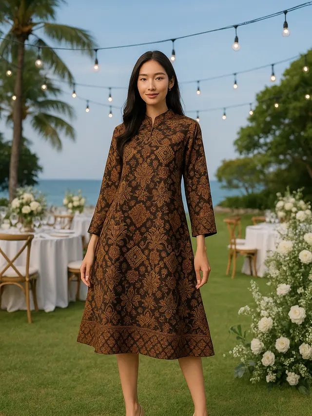 Model Batik Kekinian untuk Kondangan di Kampung Tetap Mewah