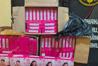 Kosmetik llegal ditemukan di Pelabuhan Manado (Foto: Yoseph Ikabunun/Liputan6.com)