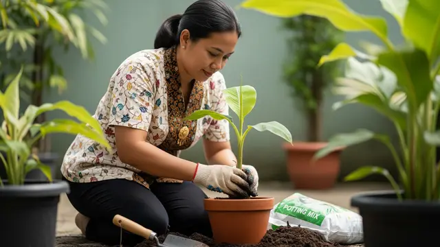Cara Menanam Pisang di Pot Tanpa Kebun, Cepat Tumbuh dan Berdaun Rimbun
