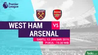 Premier League West Ham United Vs Arsenal (Bola.com/Adreanus Titus)