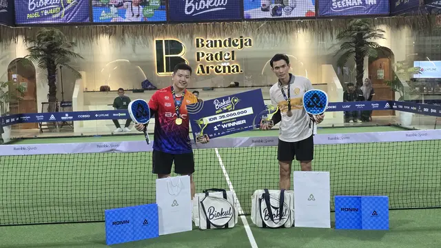Tim Rich Padel sukses menjadi juara usai memenangi persaingan sengit di final