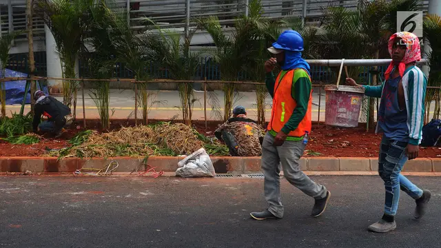 Pelebaran Trotoar Asian Games