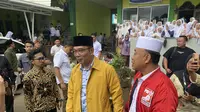 Ketua Tim Kampanye Daerah (TKD) Prabowo-Gibran Jawa Barat, Ridwan Kamil (RK) mengungkapkan alasan Prabowo Subianto memilih kampanye perdana di Jawa Barat (Jabar). (Liputan6.com/Ady Anugrahadi)