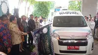 Peluncuran program Semarak Rupiah Ramadan dan Berkah Idul Fitri (Serambi) 2024 di Kantor Perwakilan BI Jawa Timur, Selasa (19/3/2024). (Foto: Liputan6.com/Dian Kurniawan)