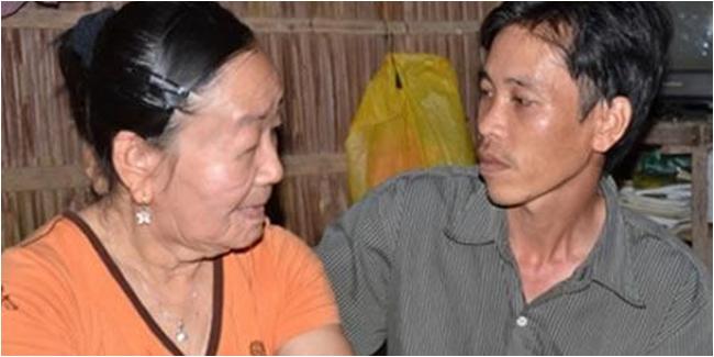 Nguyen Thi Phuong ditemani suami yang sangat mencintainya | Courtesy OddityCentral
