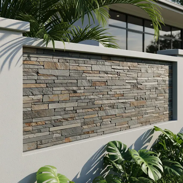 Pagar Beton Minimalis Tampak Mewah