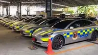 Tesla Model 3 Resmi Jadi Mobil Polisi di Thailand (Rushlane)