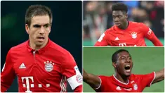 Alphonso Davies menjadi salah satu pemain yang tampil memukau di lini pertahan Bayern Munchen di kompetisi Liga Jerman dan Liga Champions 2019/2020. Selain Davies, Bayern Munchen dikenal memiliki bek tangguh lainnya. Berikut 5 bek terbaik Bayern Munchen. (kolase foto AP)
