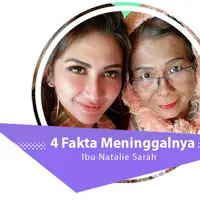 Duka mendalam dirasakan Natalie Sarah atas kepergian ibundanya, Nurmiati Siahaan.  (Foto: Instagram/natalie_sarahs, Desain: Nurman Abdul Hakim/Bintang.com)