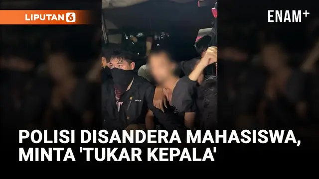 14 Mahasiswa Ditangkap, Anggota Polisi Disandera!