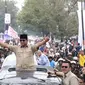 Capres Prabowo kampanye di Cianjur Jawa Barat.