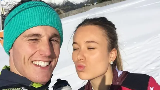 Pol Espargaro (kiri) dan Carlota Bertran.