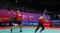 Ganda putri Indonesia, Ribka Sugiarto/Febby Valencia Dwijayanti Gani lolos ke babak 16 besar Malaysia Masters 2022. (PBSI)